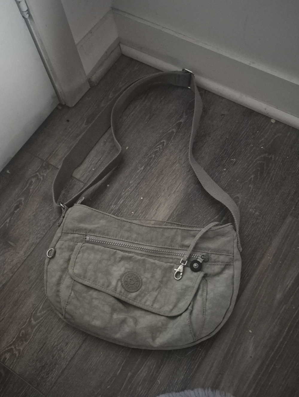 Kipling Gray Crossbody Bag